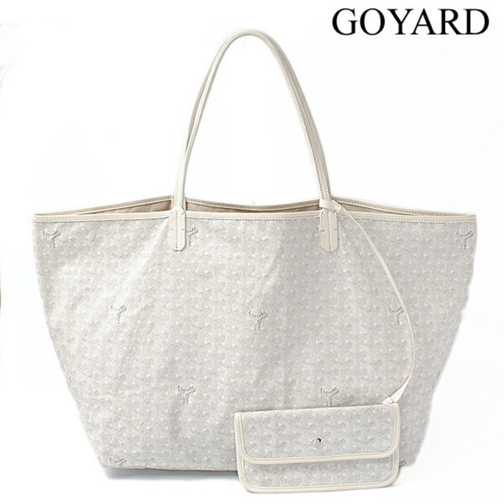 GOYARD Saint Louis AMALOUIS Tote Bag White